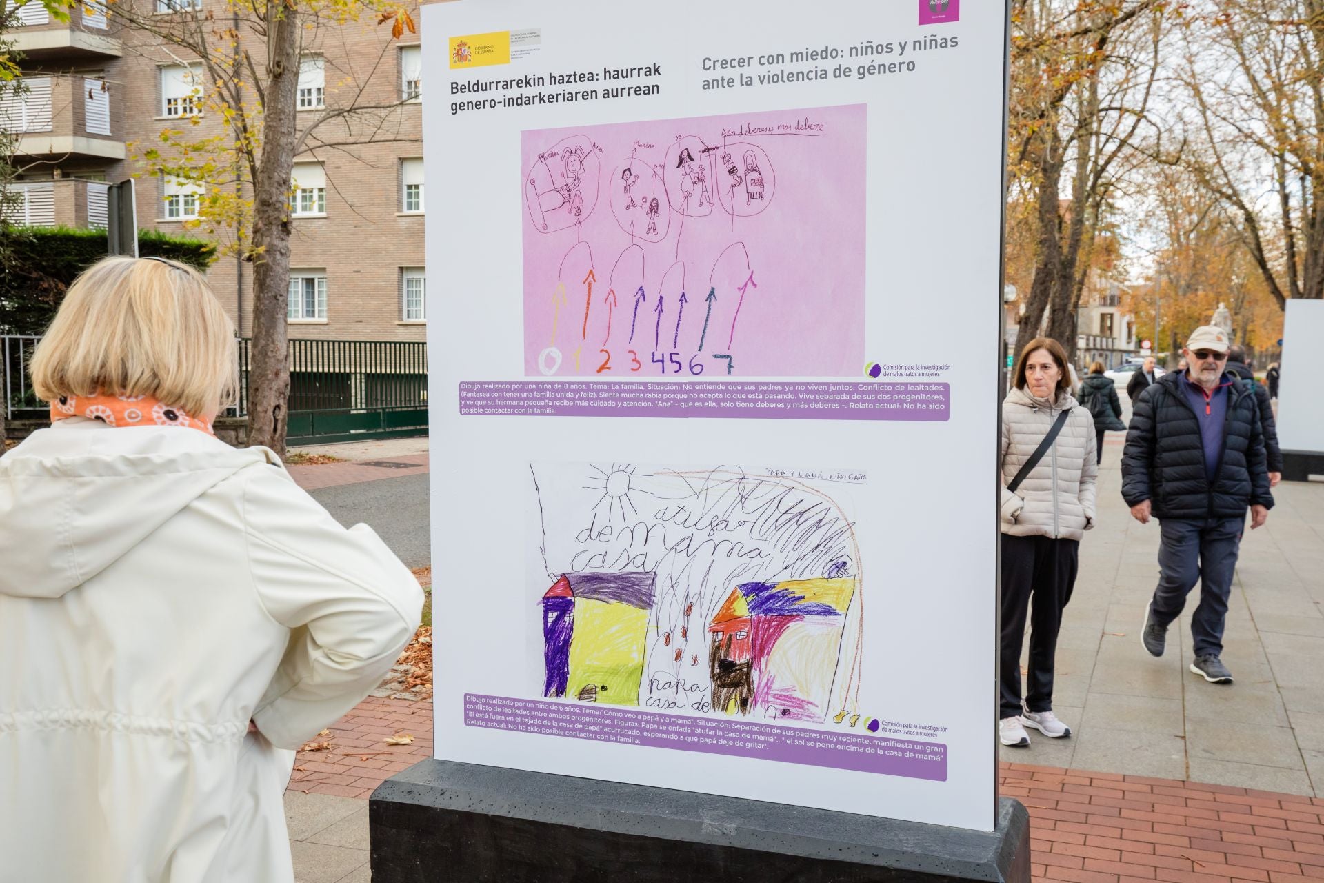 Así dibujan los niños a sus padres maltratadores