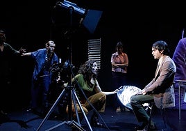 Un momento de la representación de 'Vulcano'.