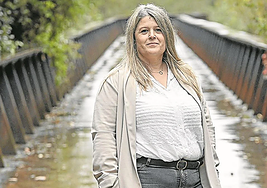 Olatz Telleria Gotor, posa para este reportaje en la zona de Miramon, en Donostia.