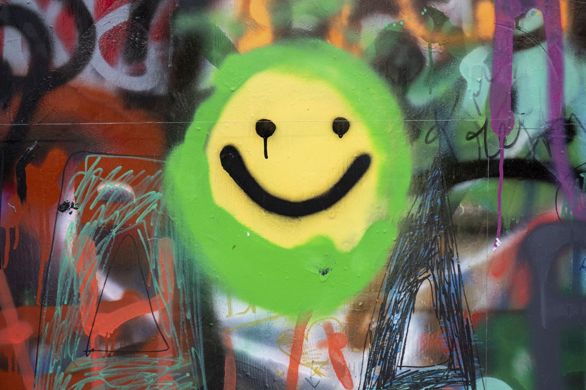 Estos son los grafitis del muro rojo de Vitoria