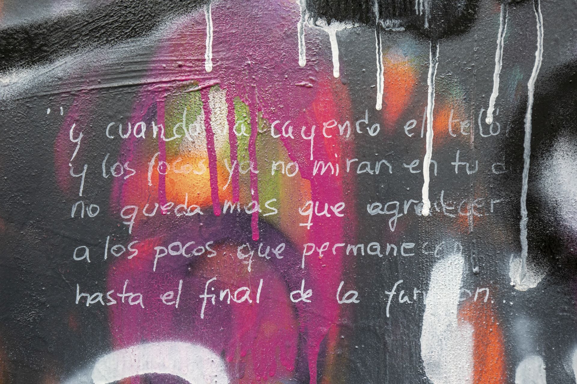 Estos son los grafitis del muro rojo de Vitoria