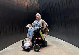 La artista palestina en el Guggenheim de Bilbao