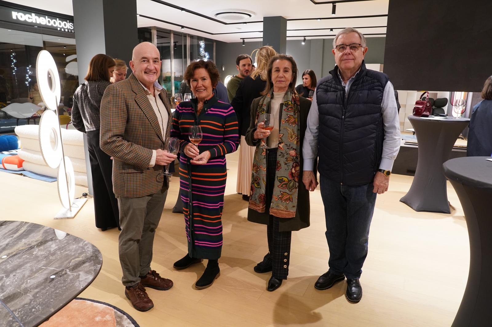 Jon Iturriaga, Charo Axpe, Cheli González y Miguel Uriarte