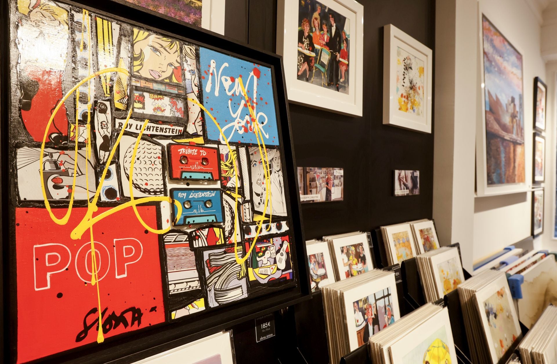 Por amor al arte: un matrimonio abre una tienda en el Casco Viejo con obras originales desde 115 euros