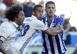Feddal, en un partido disputado con el Alavés.