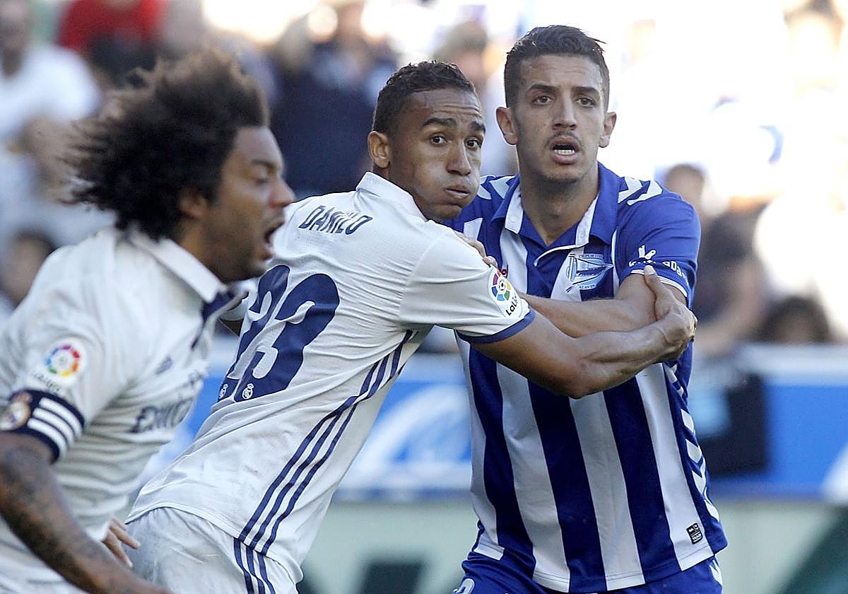 Feddal, en un partido disputado con el Alavés.