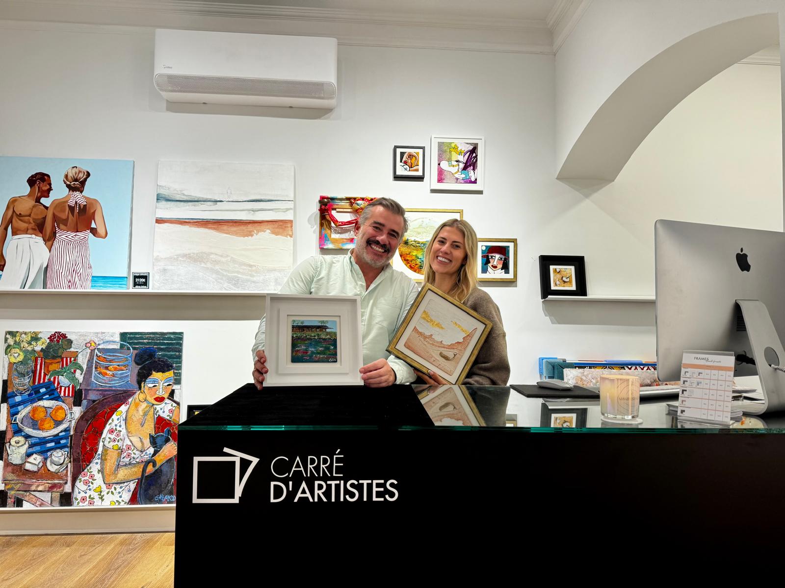 Por amor al arte: un matrimonio abre una tienda en el Casco Viejo con obras originales desde 115 euros