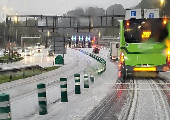 Granizada en el Txorierri.