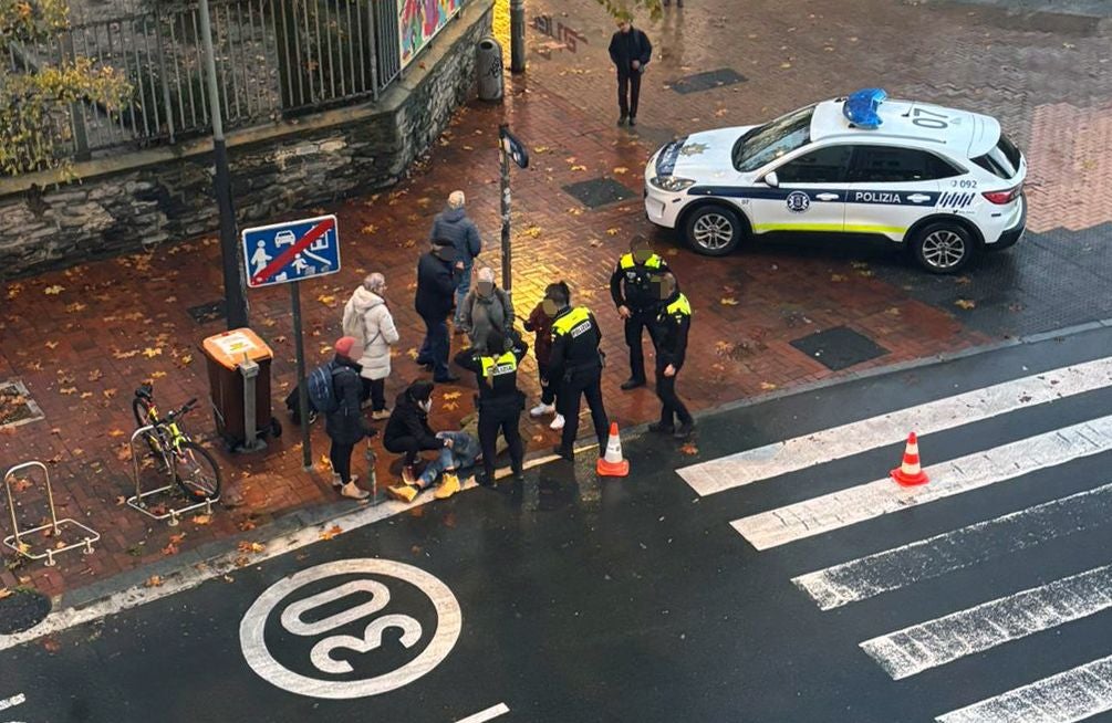 Un nuevo atropello en el polémico cruce de Judimendi