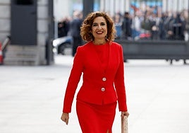 La vicepresidenta y ministra de Hacienda, María Jesús Montero.