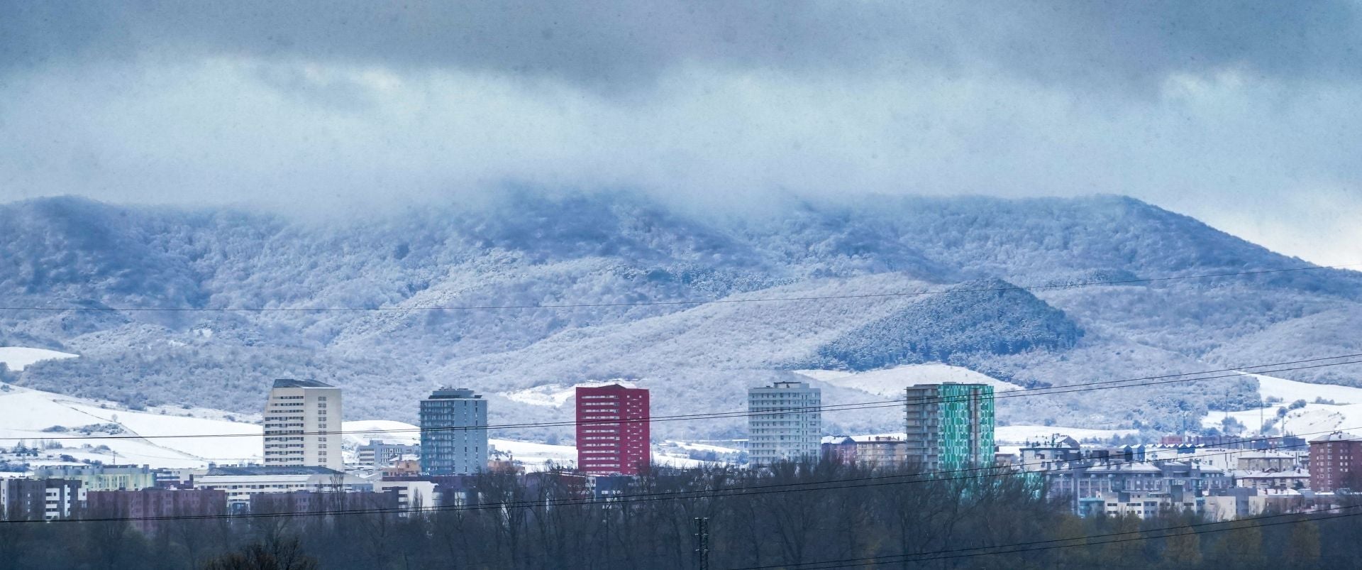 Las imágenes de un día de nieve en Álava