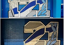 Iraultza borra su firma de los murales de Mendizorroza