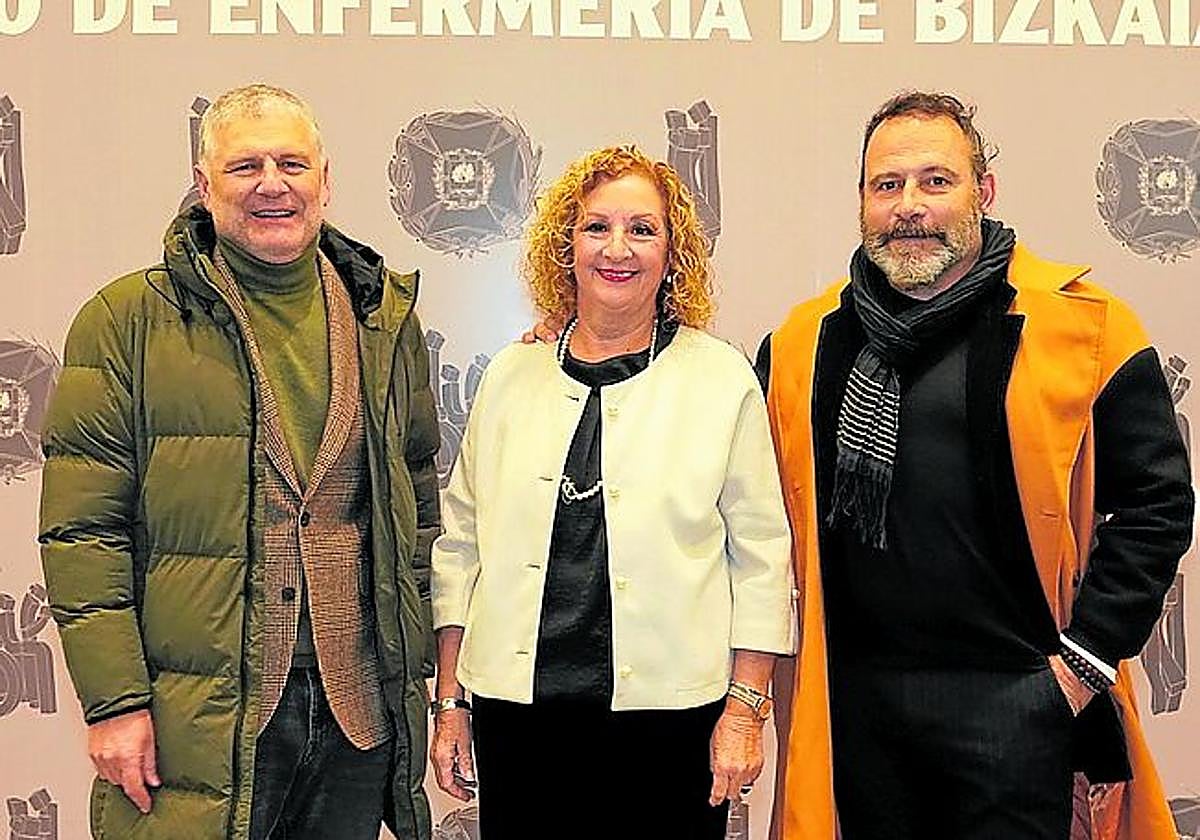 Javier Gónzález Caballero, Eguskiñe Gallastegi y Juan Carlos de la Cruz.