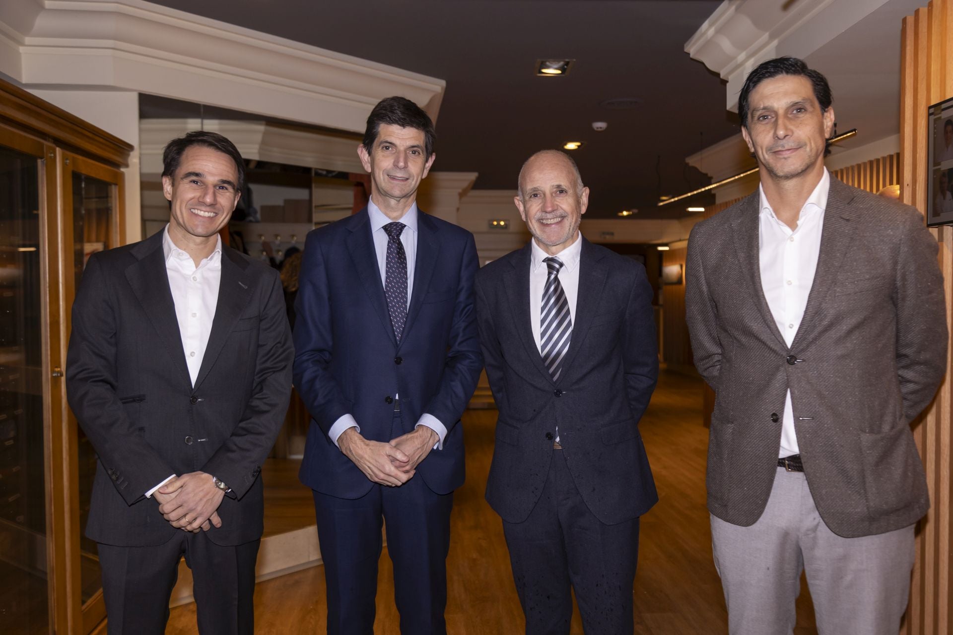 Alberto Fernández Canelo, Alfonso Fernández de Trocóniz, Aitor Otaola y Sergio Fernández.