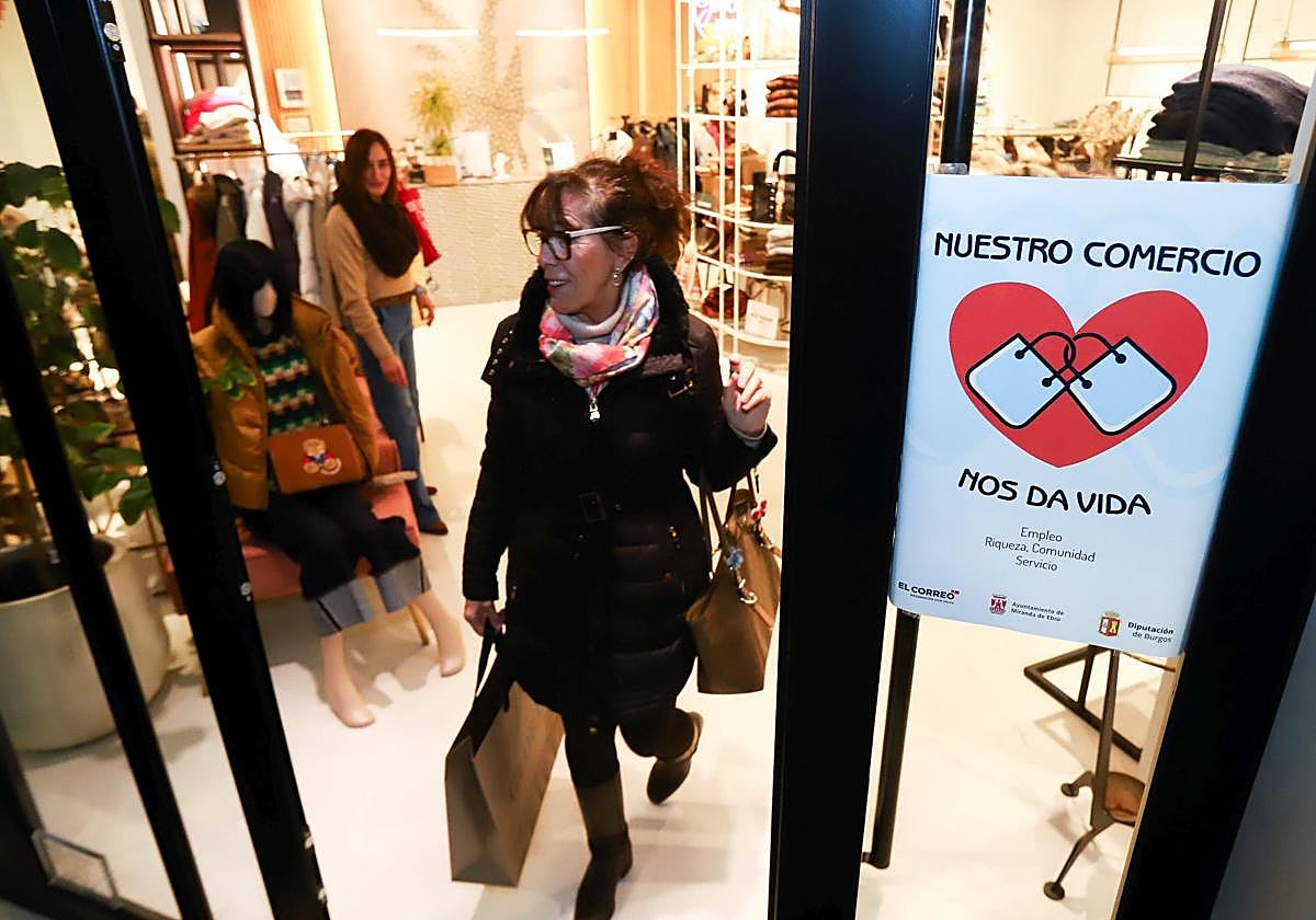 La campaña es visible en numerosos establecimientos de la ciudad.