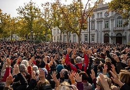 Juicio histórico. El fiscal general del Estado, Álvaro García Ortiz, en una de las sesiones deljuicio al que fue sometido en el Supremo.