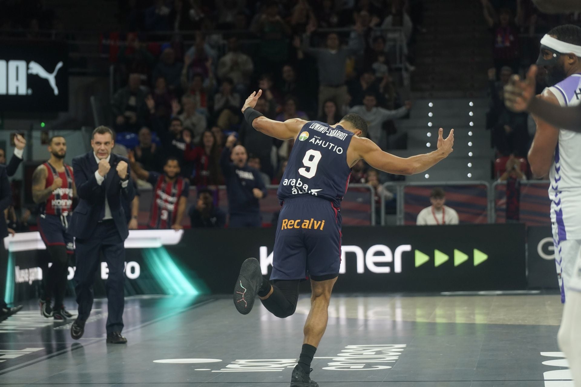 El derbi entre el Baskonia y Surne Bilbao, en fotos