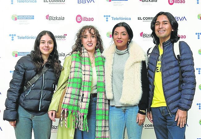 Rita Santamaría, Liselot Verbeke, Inas Lguensat y Alejandro Perales.