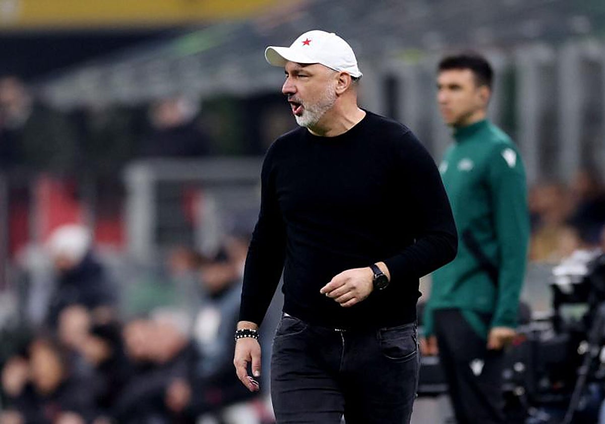 Trpisovsky en un partido de la Liga de Campeones.