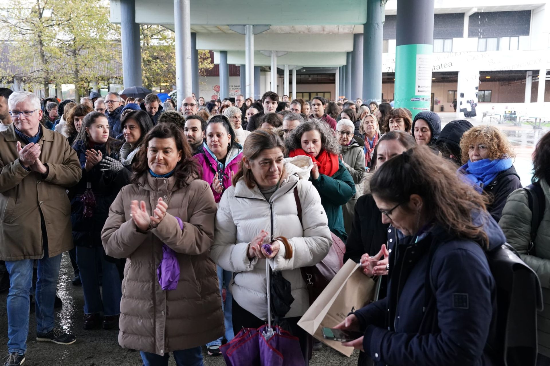 Las imágenes que deja el 25-N en Bizkaia