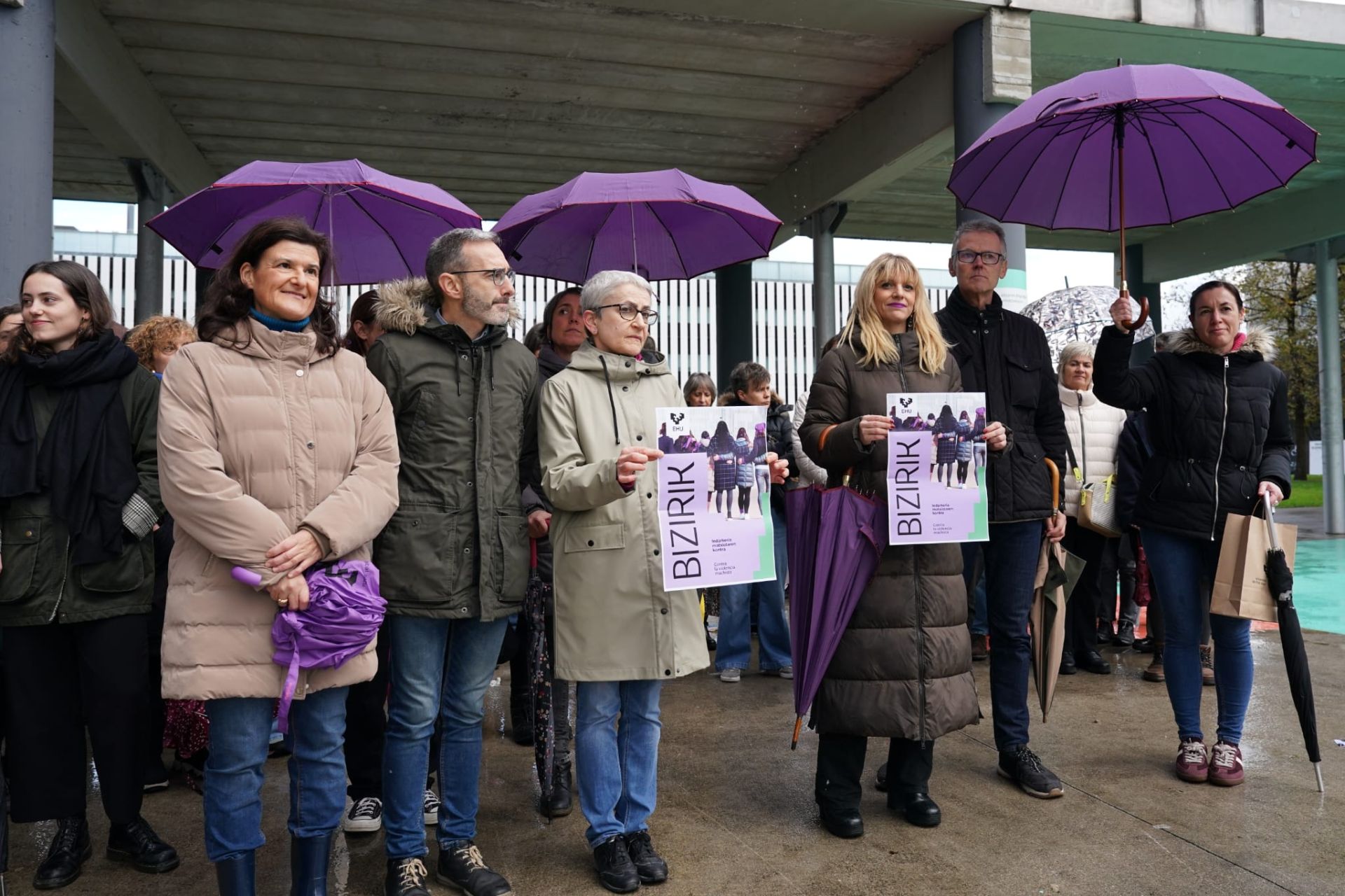 Las imágenes que deja el 25-N en Bizkaia