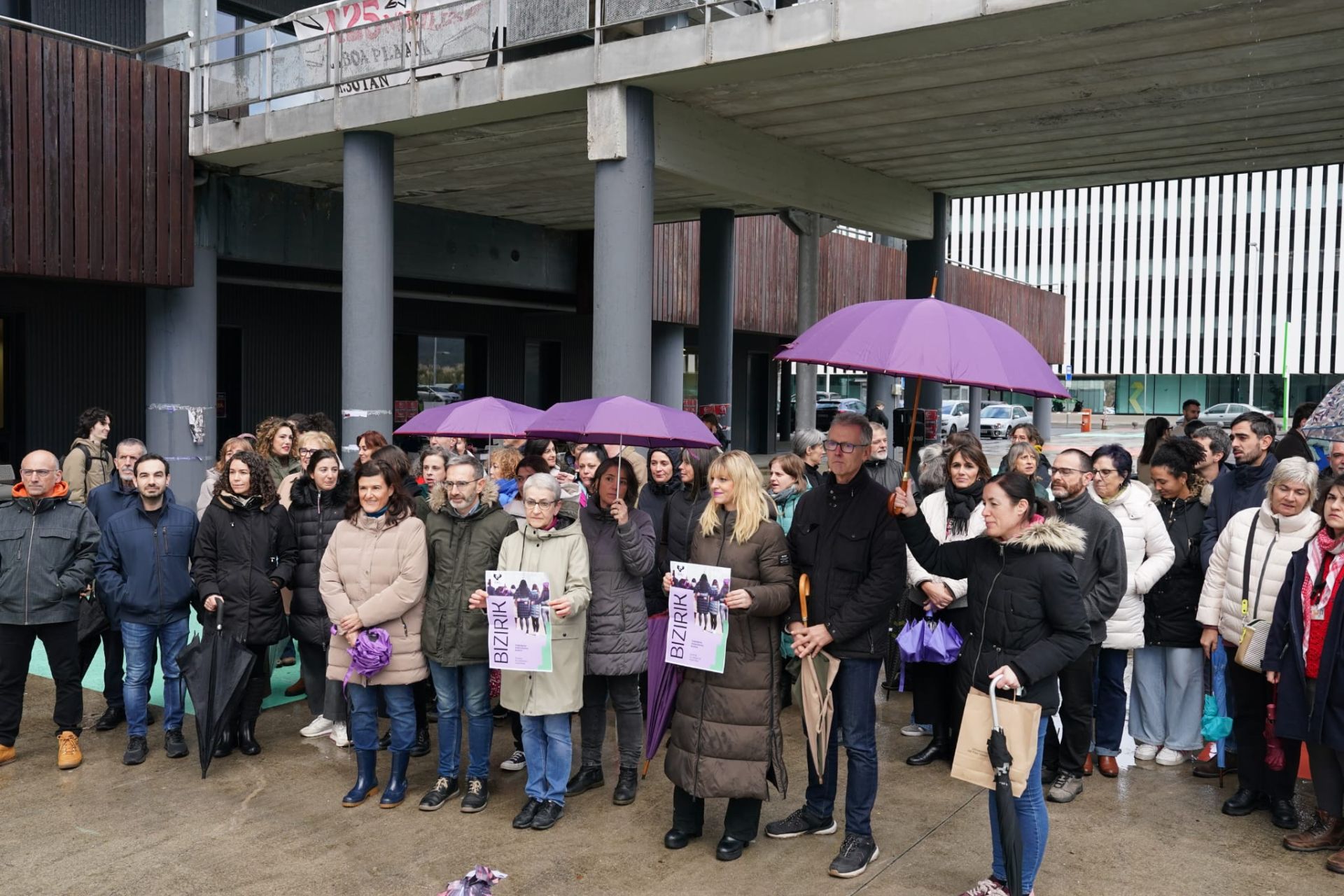 Las imágenes que deja el 25-N en Bizkaia