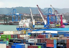Terminal de contenedores del Puerto de Bilbao