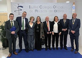Ignacio Díez, Eduardo Miranda, Carmen Rodríguez, Marta Quintana, Alberto López de Ocáriz, María Dolores Huete, José Delpón y Gregorio Mediavilla.