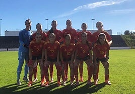 Once de La Rojita ante Bulgaria.