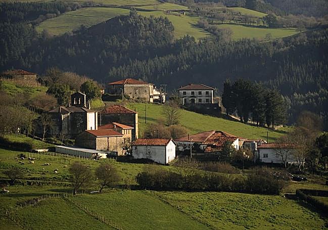 Caserío de uno de los 49 núcleos de población