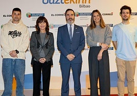 David Cervera, María Goti, Javier Hurtado, Azucena Ordoñez y Mikel Otero.
