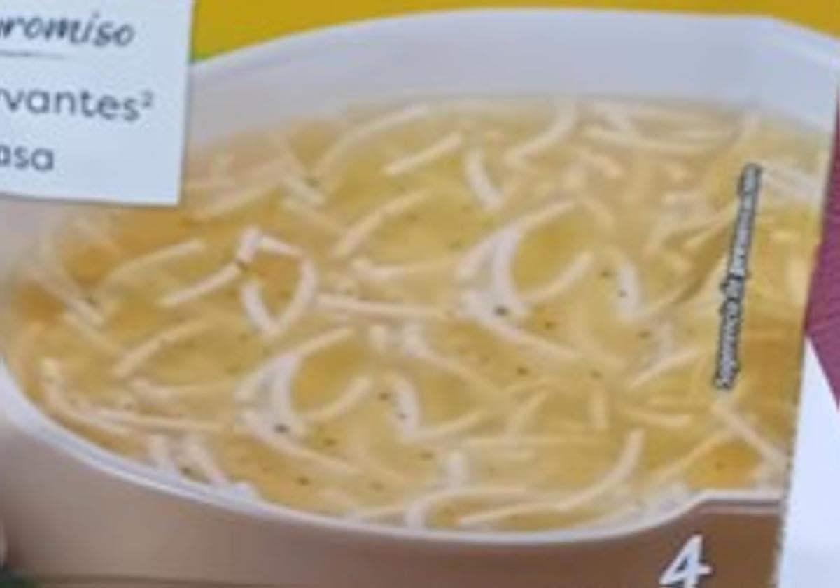 Alerta alimentaria por piezas de metal y caucho en una famosa sopa vendida en supermercados de España