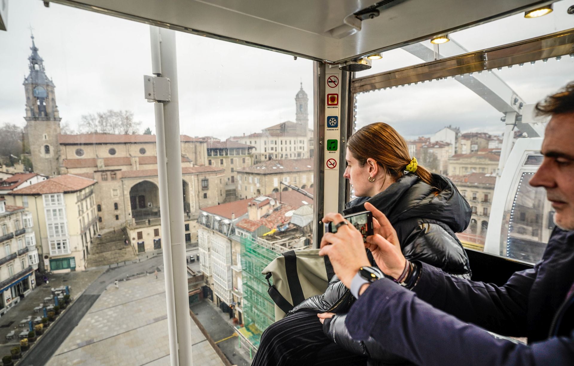 Así se ve Vitoria desde la noria