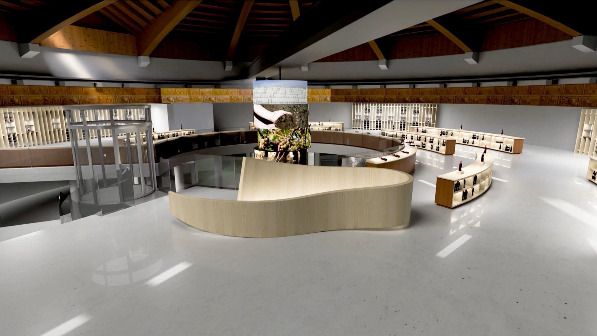 En la planta superior del nuevo centro habrá un 'wine bar' y tienda.