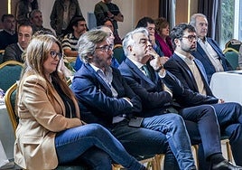 Ana Salazar, Iñaki Oyarzabal, Javier de Andrés e Iñaki García Calvo.