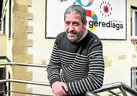 Gotzon Gomez, Gerediaga Elkarteko lehendakaria.