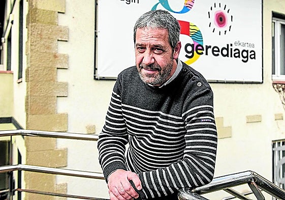 Gotzon Gomez, Gerediaga Elkarteko lehendakaria.