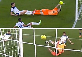 La parada de Joan García a Jonny.