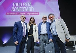 Eduardo Anitua, Maider Etxebarria, Ramiro González y el Mago More