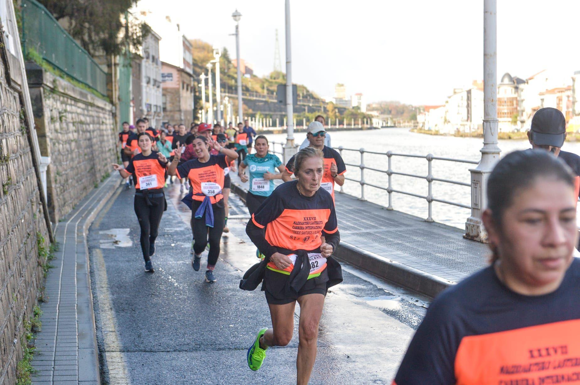Las imágenes de la &#039;Santurce a Bilbao&#039;
