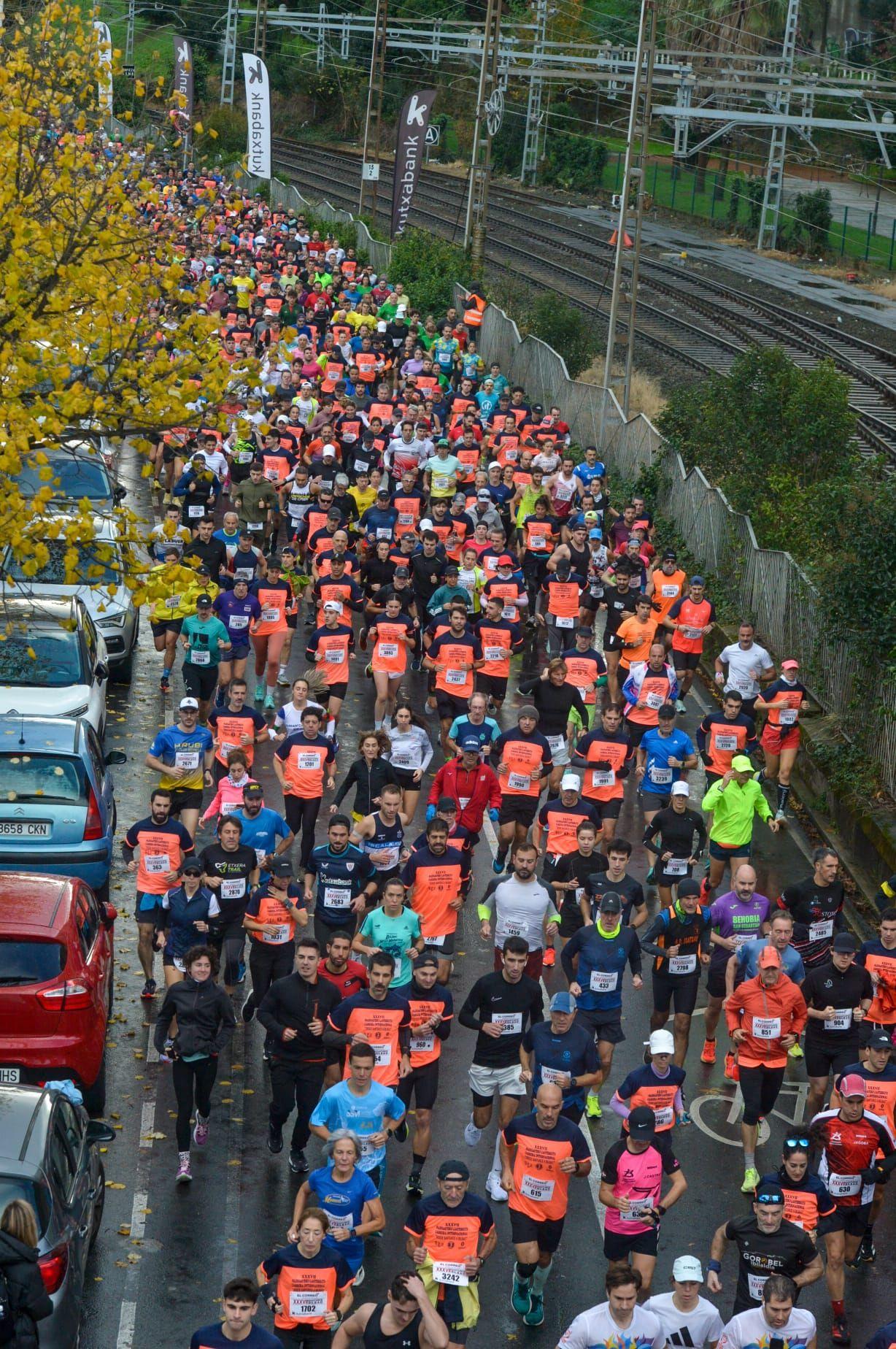 Las imágenes de la &#039;Santurce a Bilbao&#039;