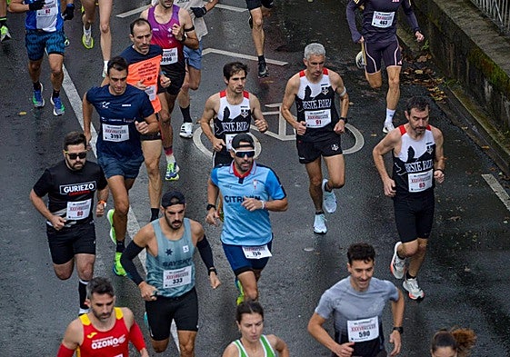 Las imágenes de la 'Santurce a Bilbao'