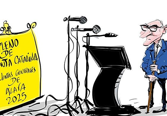 La viñeta de Cerrajería sobre el pleno de Santa Catalina