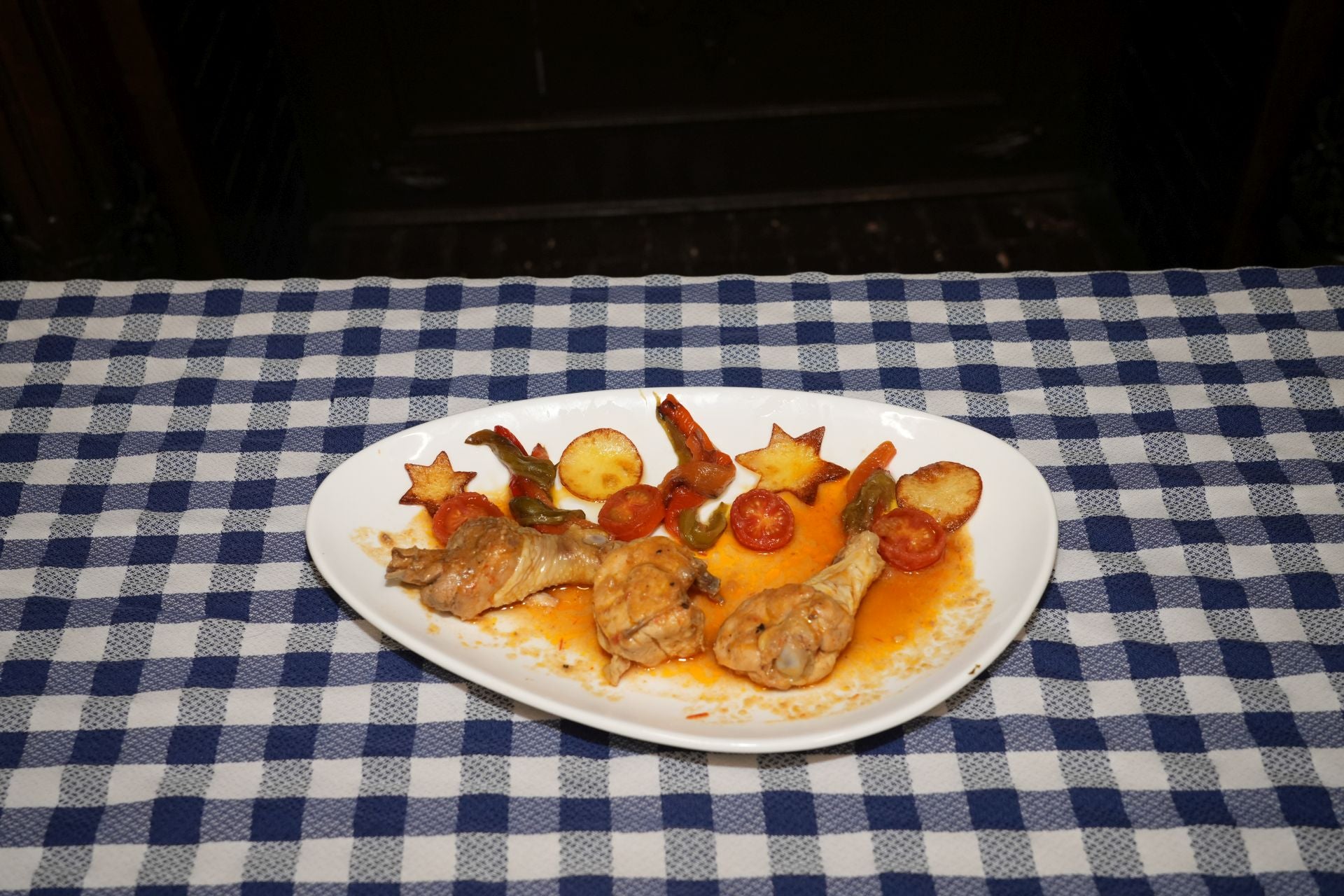 Así fue la cena en Zaldiaran