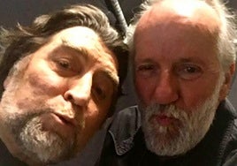 abina y Varona en una foto de Instagram.