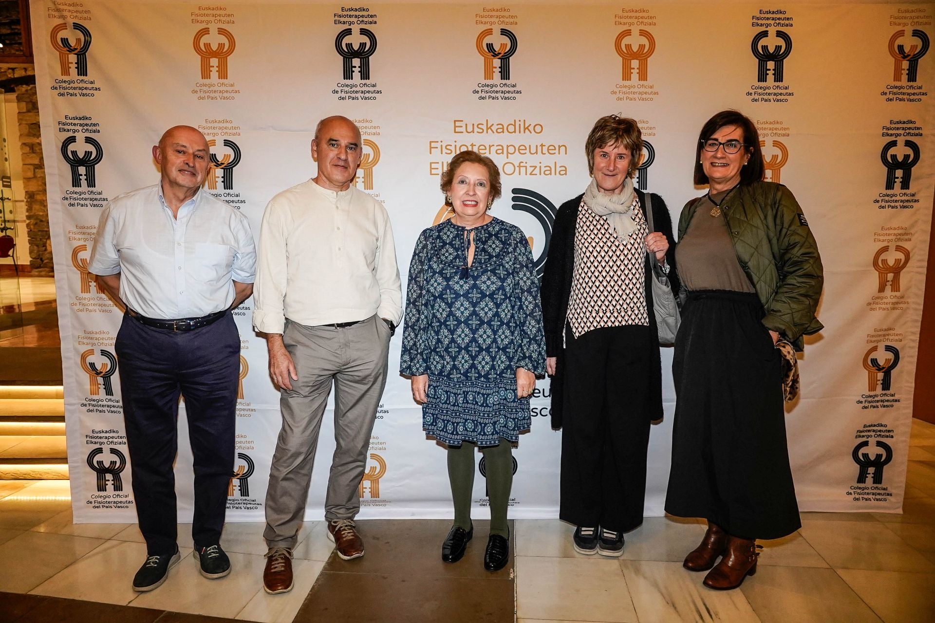 Francisco Javier Díez, Antonio Gómez, Olga Vargas, Lourdes Uribarren y Rosa Landa.