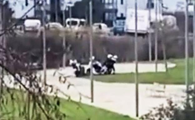 Momento de la reducción, ocurrida en marzo del año 2023.