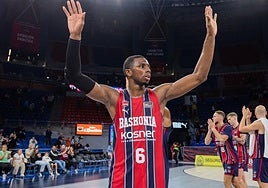 Hamidou Diallo, tras un partido con el Baskonia.