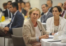 María Luisa Guibert, presidenta de Algeposa, y su hija Carmen