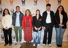 Maite Goikoetxea, Antonio Badiola, Ana Monje, Nagore Caballero, Asier Vaquero y Claudia Turiel.